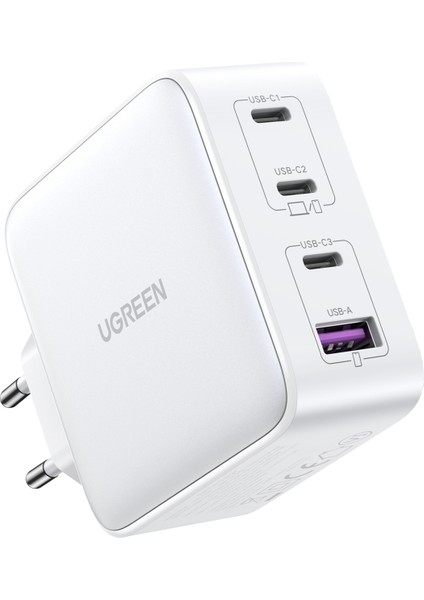 Nexode Gan x 100W Hızlı Şarj Cihazı 4 Portlu Pd Qc 3xusb-C, 1xusb-A, Beyaz, 15337 fiyatları