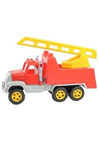 143 İtfaiye Oyuncak Kamyon Canlı Kırmızı ve Sarı Renklerle Çocuklar İçin fiyatları
