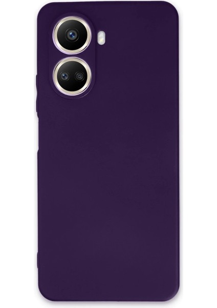 Huawei Nova 10 Se Kılıf First Silikon - Mürdüm - A7080-1072