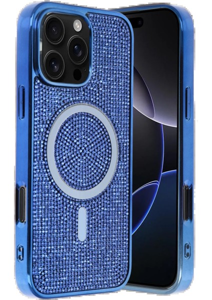 Apple iPhone 16 Pro Helen Magsafe Kapak - Lacivert - A2160-8956