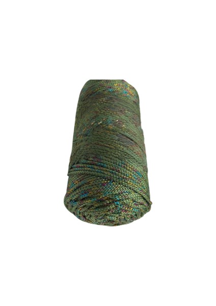 Makrome Ipi 3mm Polyester Haki Simli