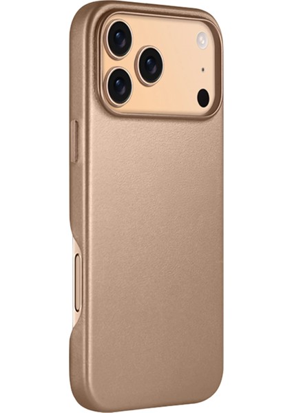 Apple iPhone 17 Pro Max HBC-242 Dividing Magsafe Kapak - Çöl Titanyum modelleri