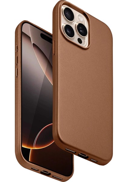 Apple iPhone 14 Pro Max HBC-242 Dividing Magsafe Kapak - Kahverengi indirimleri