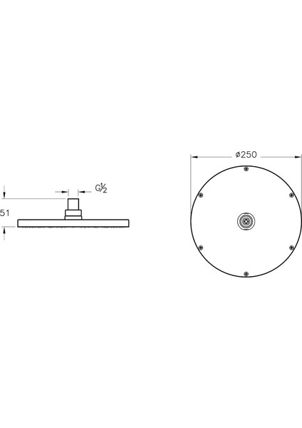 Suit A4563839 Duş Başlığı, Parlak Siyah fiyatları