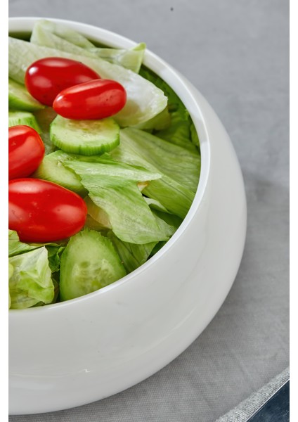 Porselen Yuvarlak Salata ve Servis Kasesi 17X6,5 cm modelleri