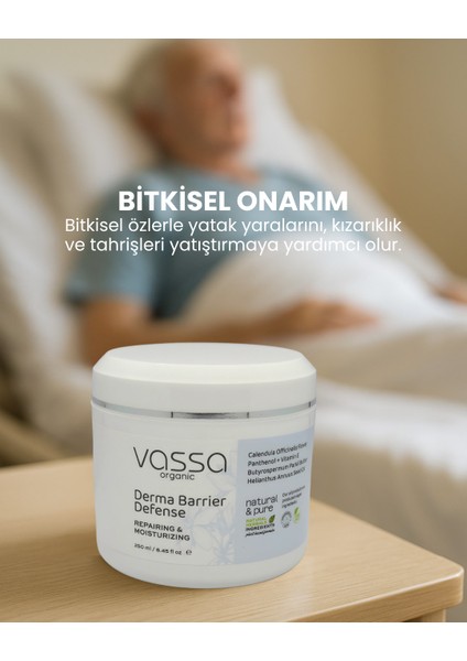Bitkisel Onarım ve Nemlendirici Krem –yatak Yaraları, Tahriş ve Kızarıklık Için Onarıcı Bakım 250 ml