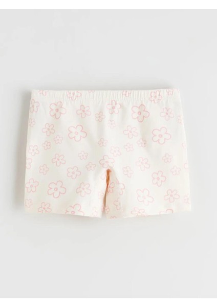Beli Lastikli Çiçek Baskılı Kız Çocuk Boxer 3'lü (W5) fırsatları