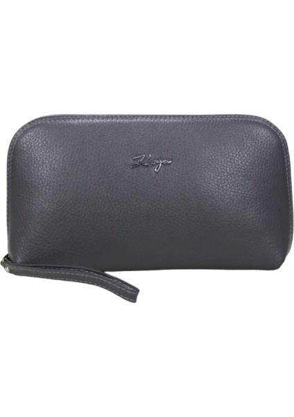 Hakiki Deri Bilek El Askılı Kadın Makyaj Kozmetik Çanta 20029