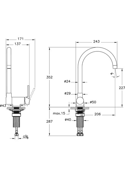 Masterline Eviye Bataryası,krom fiyatları
