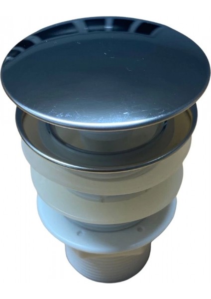 Pop Up Krom Kaplama Bas Aç Lavabo Sifonu Gideri Ekstra Contalı fiyatları