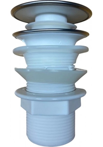 Pop Up Krom Kaplama Bas Aç Lavabo Sifonu Gideri Ekstra Contalı modelleri