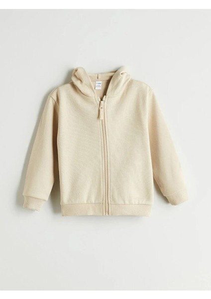 Kapüşonlu Erkek Çocuk Pike Hırka (W5)