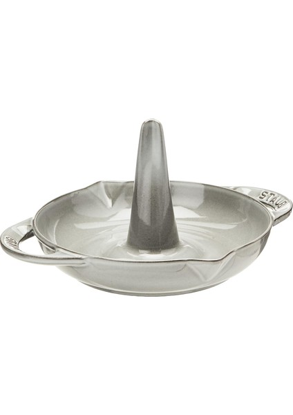 Tavuk Kızartma Tavası 24 Cm, Dökme Demir, Indüksiyonlu Ocaklara Uygun, Grafit Gri, 26,2 x 22,2