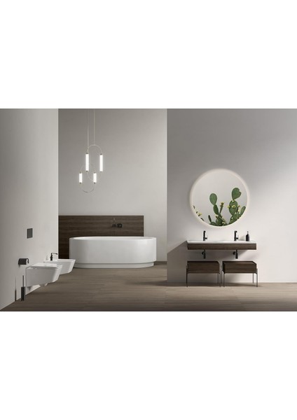 Suit A4283739 Ankastre Duş Bataryası Sıva Üstü Grubu, Parlak Siyah fiyatları