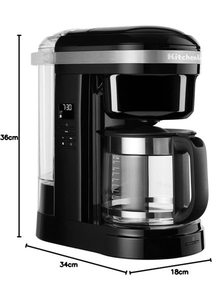 Classic Filtre Kahve Makinesi 5KCM1208 Onyx Black-Eob fiyatları