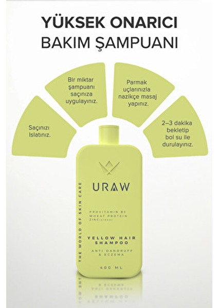 Yellow Şampuan Kepeğe Karşı Etkili Vitaminli Bakım 400 ml Tüm Saçlar İçin