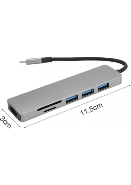 Airsky HC74C 6 In 1 Hdmı Çevirici