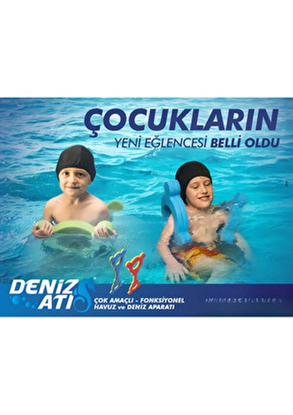 Hak-İş Deniz Atı Yüzme Yardımcı Aparatı Mavi Renk Çok Amaçlı Kullanım İçin Tasarlandı