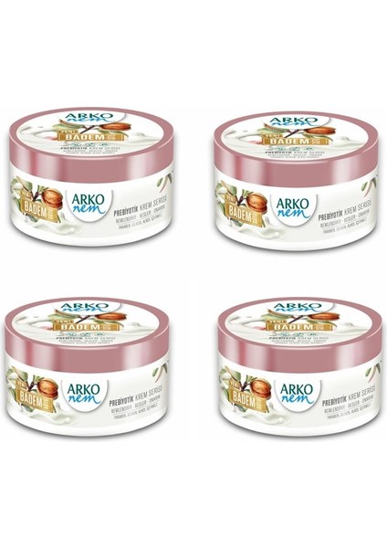 Nem, Prebiyotik, Badem Sütü Krem - 250 ml x 4 Adet