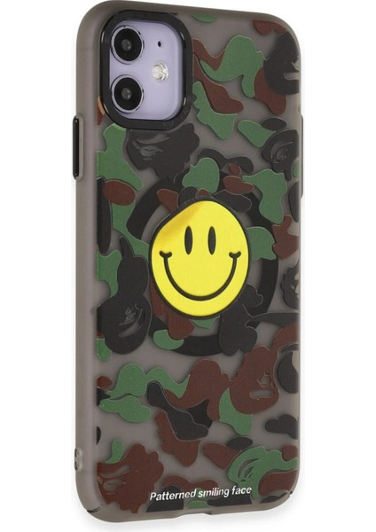 iPhone 11 Kılıf Apollo Magneticsafe Desenli Kapak - Apollo Siyah - 4 - A3687-8663