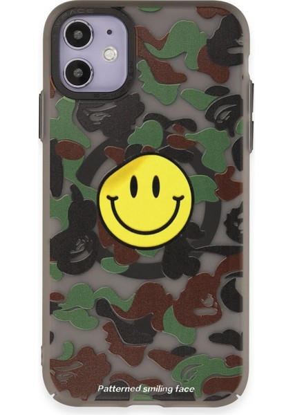 iPhone 11 Kılıf Apollo Magneticsafe Desenli Kapak - Apollo Siyah - 4 - A3687-8663 fiyatları