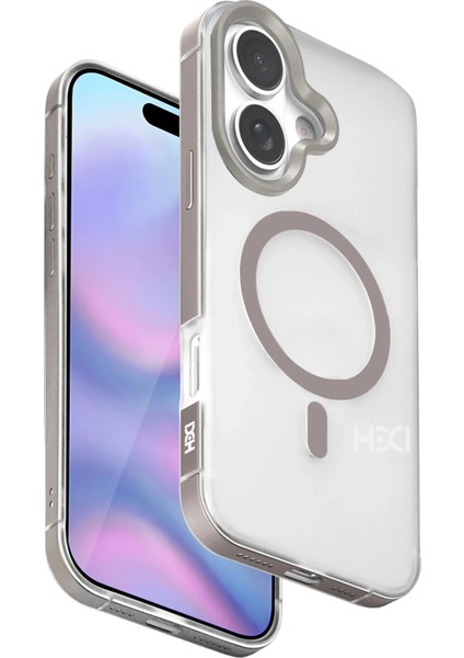 Apple iPhone 17 HBC-394 Himalayas Magsafe Kapak - Titan Gri