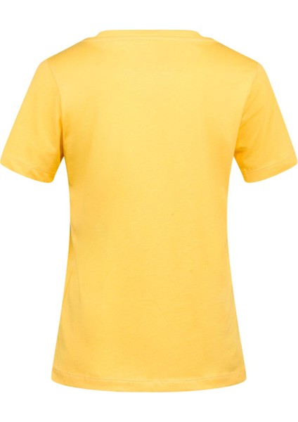 Alone Baskılı V Yaka Kadın T-Shirt 404