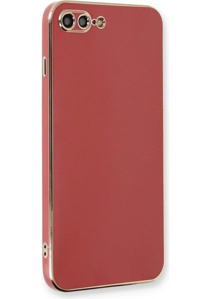 iPhone 7 Plus Kılıf Volet Silikon - Kırmızı - A6416-6422