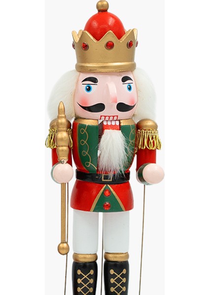 Kurmalı Müzikli Kırmızı/yeşil Nutcracker 30CM fiyatları