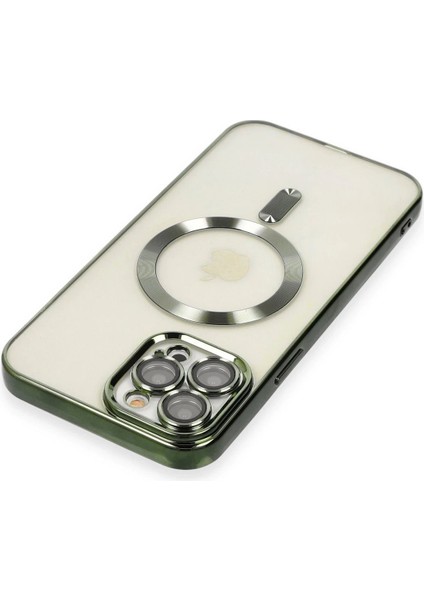 iPhone 12 Pro Max Kılıf Kross Magneticsafe Kapak - Koyu Yeşil - A7973-9581 fırsatları