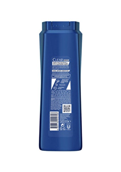 Men Cool Sport Menthol Şampuan Kepek Karşıtı Etki 600 ml x 3 Adet Erkekler İçin