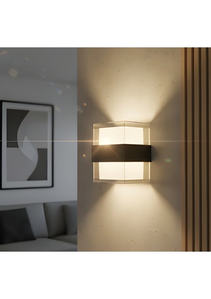 Dekoratif LED Aplik 10W – 900 Lümen – Abs