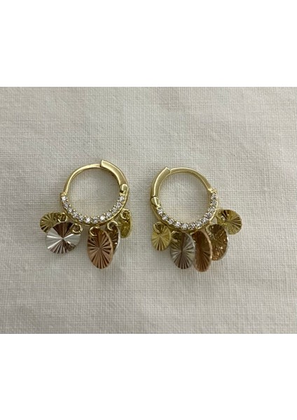 Üç Renk Pullu Shakira Altın Küpe fırsatları