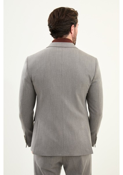 Düz Slim Fit Geniş Yaka Punto Dikiş Kruvaze Erkek Takım Elbise indirimleri