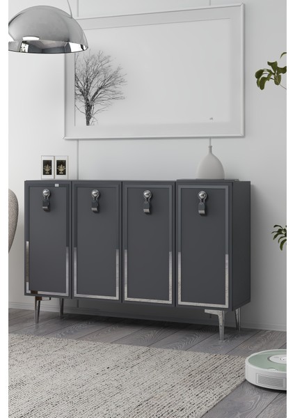 8186KM-64CT Konsol,kahve Köşesi,ayakkabılık,ofis Evrak Dolabı,mutfak Kiler Dolabı,tv Ünitesi-Ag