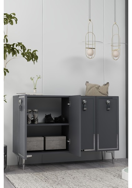 8186KM-64CT Konsol,kahve Köşesi,ayakkabılık,ofis Evrak Dolabı,mutfak Kiler Dolabı,tv Ünitesi-Ag