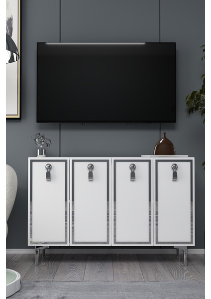 8186KM-64CT Konsol,kahve Köşesi,ayakkabılık,ofis Evrak Dolabı,mutfak Kiler Dolabı,tv Ünitesi-Bg