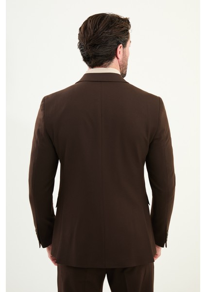 Düz Slim Fit Geniş Yaka Punto Dikiş Kruvaze Erkek Takım Elbise indirimleri