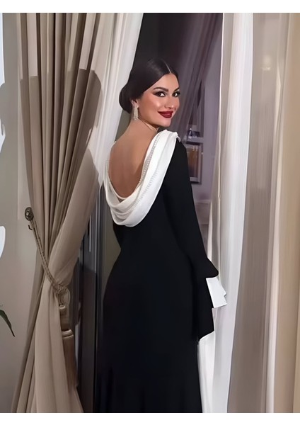 Ella Inci Detay Uzun Elbise