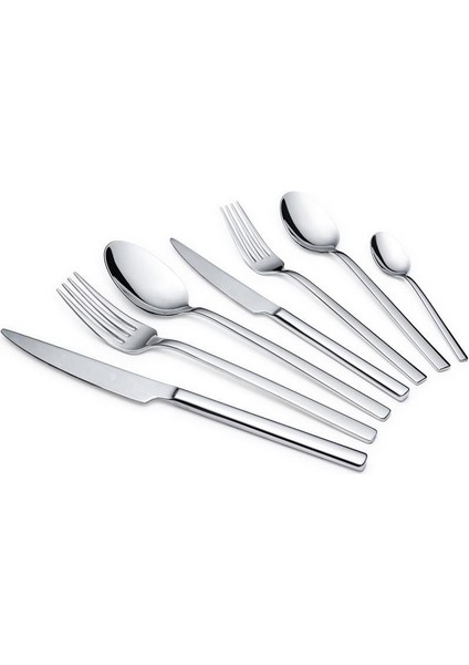 Rigel (S) 6 Kişilik 42 Parça Çatal Kaşık Bıçak Takımı PA1057