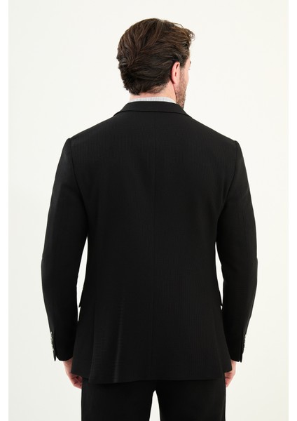 Desenli Slim Fit Torba Cep Beli Lastikli Ipli Erkek Takım Elbise indirimleri