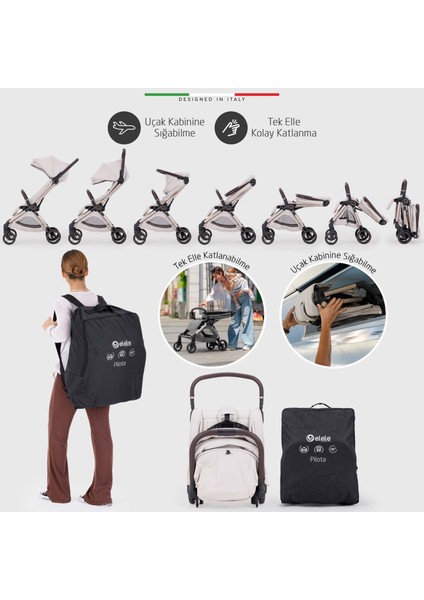 Pilota Premium Kabin Tipi Travel Sistem Bebek Arabası Bej fiyatları