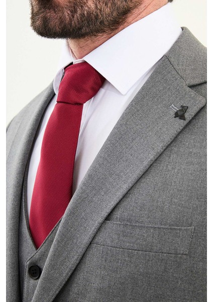 Düz Slim Fit Mono Yaka Klasik Erkek Takım Elbise fiyatları