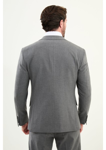 Düz Slim Fit Mono Yaka Klasik Erkek Takım Elbise indirimleri