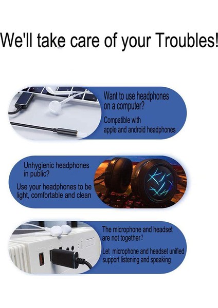 Usb'den 3,5 mm Kulaklık ve Mikrofon Jakına Ses Adaptörü ve 3,5 mm Combo Aux Stereo Dönüştürücü ile Kulaklık Mac Ps4 Pc Için (Yurt Dışından) indirimleri
