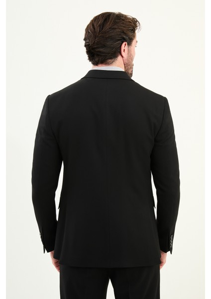 Düz Slim Fit Geniş Yaka Punto Dikiş Kruvaze Erkek Takım Elbise indirimleri