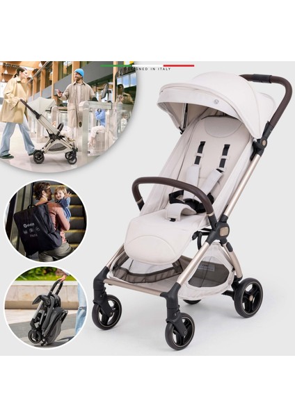 Pilota Premium Kabin Tipi Bebek Arabası Bej