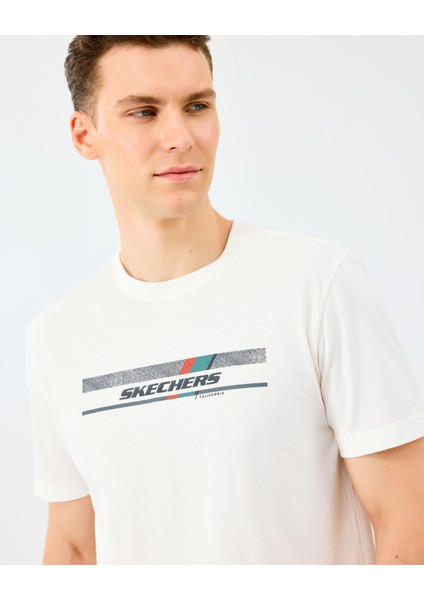 M Light Fabrict-Shirt Erkek Beyaz Tshirt S2520114-3855 fırsatları