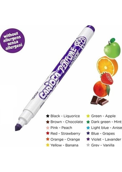 Carioca Kokulu Keçeli Boya Kalemi 12LI modelleri