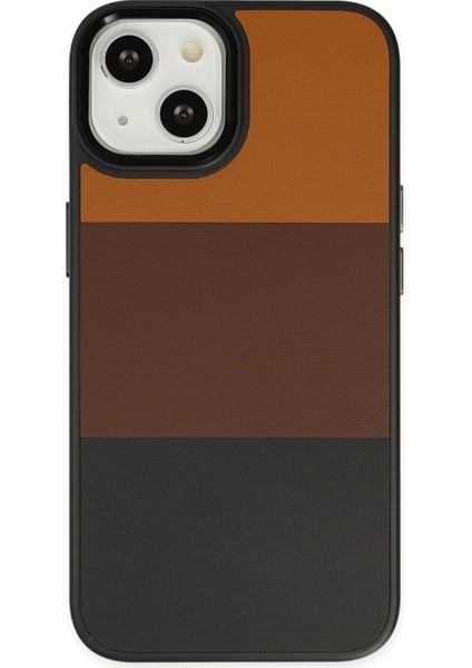 iPhone 14 Plus Kılıf King Kapak - Taba-Siyah - A6969-9669